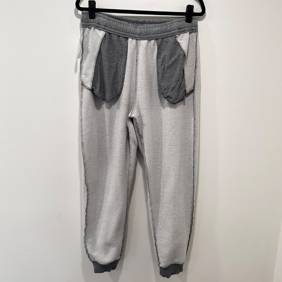 Nike Jordan Essentials Fleece Men's Pants - Carbon Heather - Large - DQ7340-091 - Picture 6 of 14